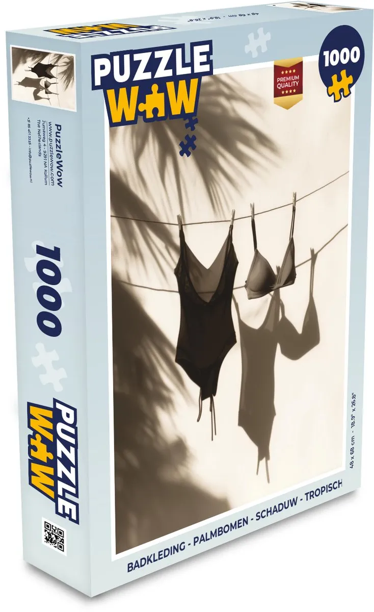 PuzzleWow Palmbomen Legpuzzel 1000 Stuks