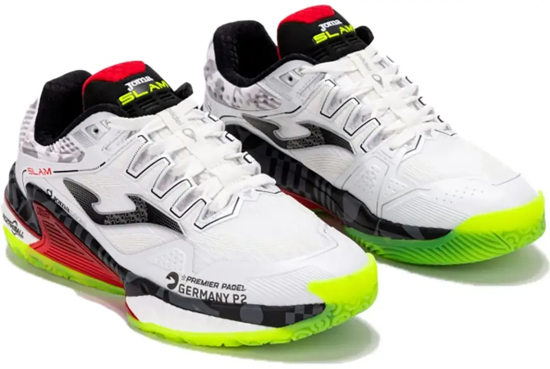 Joma Slam 2652 Padel Schoenen - Wit/Rood - afbeelding 2 van 6