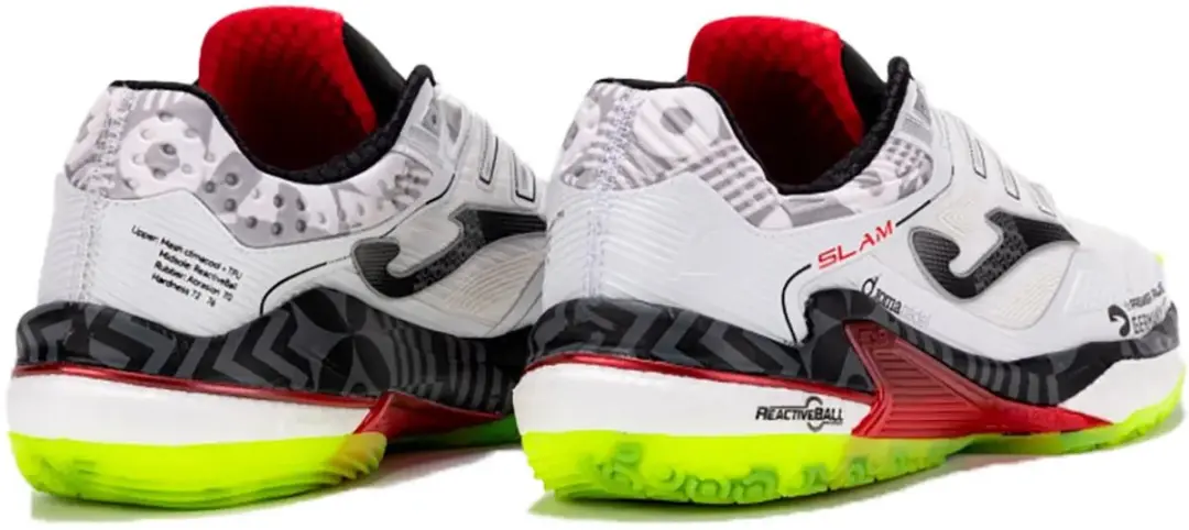 Joma Slam 2652 Padel Schoenen - Wit/Rood - afbeelding 6 van 6