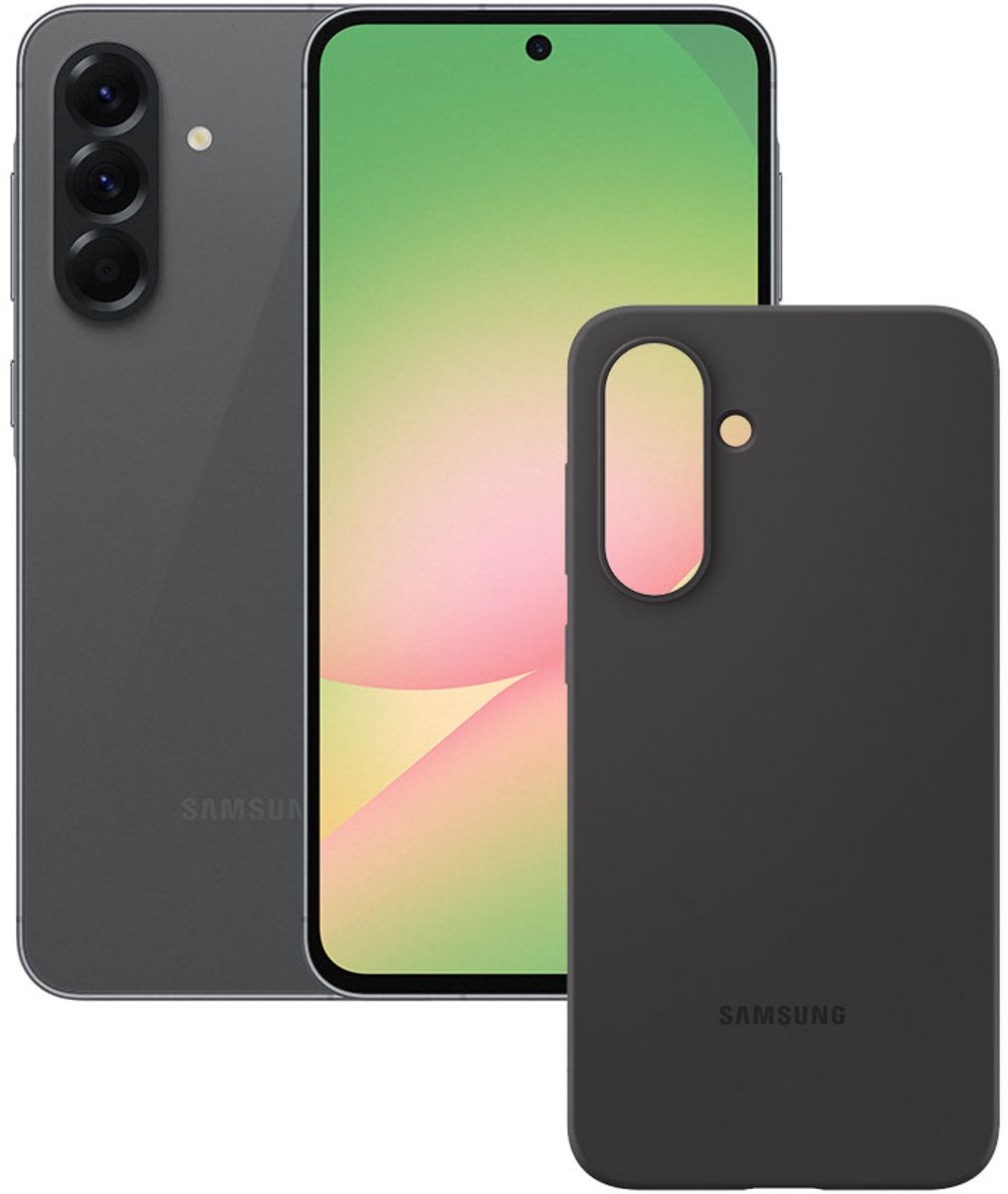 Samsung Galaxy A56 5G - 256GB - Awesome Graphite + Silicone Case Black