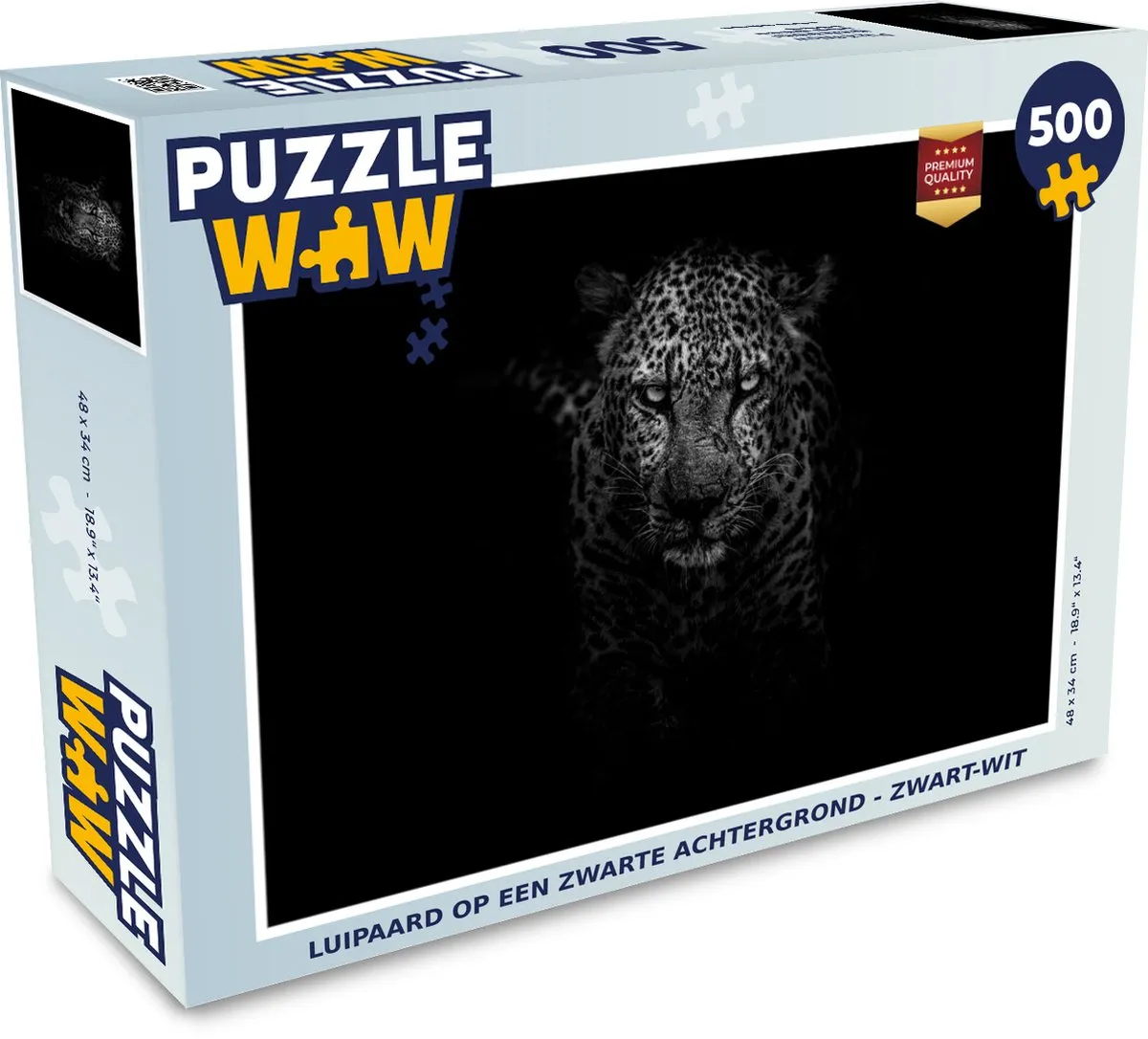 PuzzleWow Luipaard Legpuzzel 500 Stuks