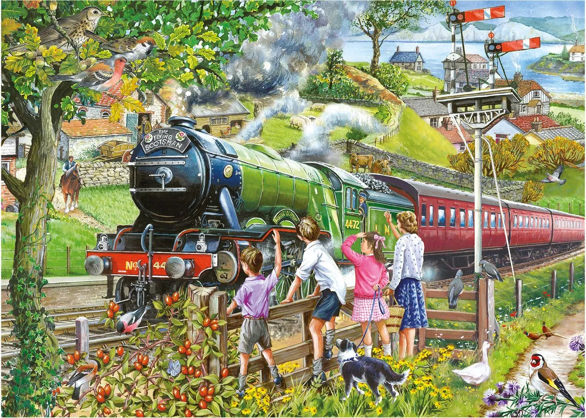 House of Puzzles Full Steam Ahead Legpuzzel 500 Stuks