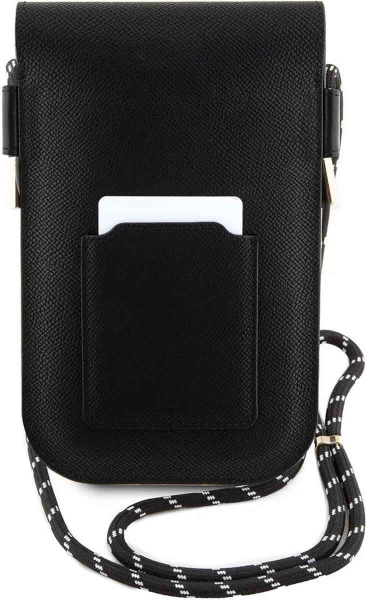 Hello Kitty Lederen Hiding Kitty Cord Tas - Zwart