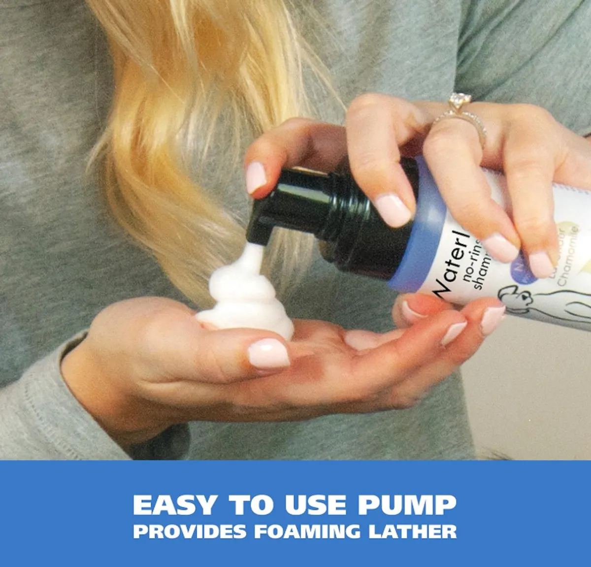 Wahl Pet Friendly Waterless No Rinse Shampoo voor Honden – Lavender & Chamomile – Droogshampoo Zonder Uitspoelen – Reinigt, Ontwart & Hydrateert – Milde Verzorging voor Hondenvacht – 210 ml