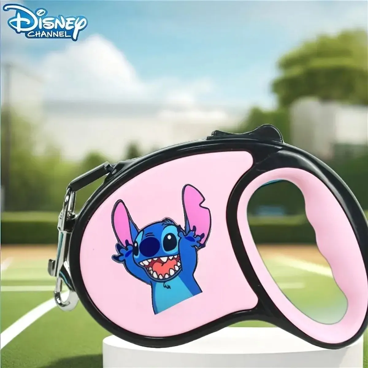 Stitch uitlooplijn - flexlijn - hondenriem - rolriem - roze - 3.05 meter