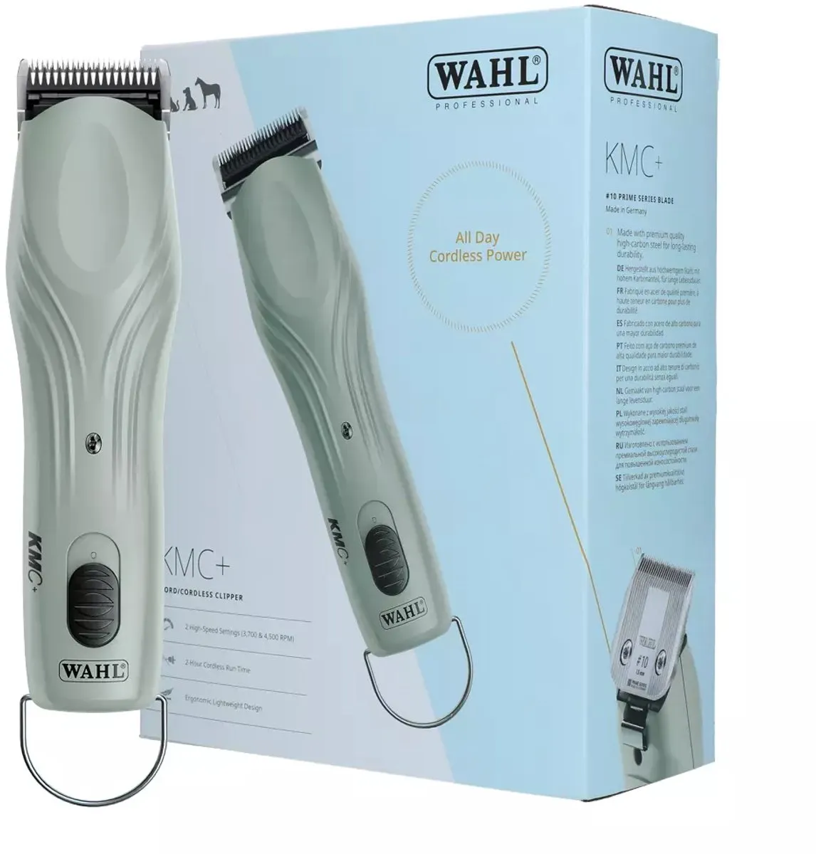 WAHL Snoerloze Trimmer - Hondentondeuse - Oplaadbare Trimmer - Dierentondeuse - KMC