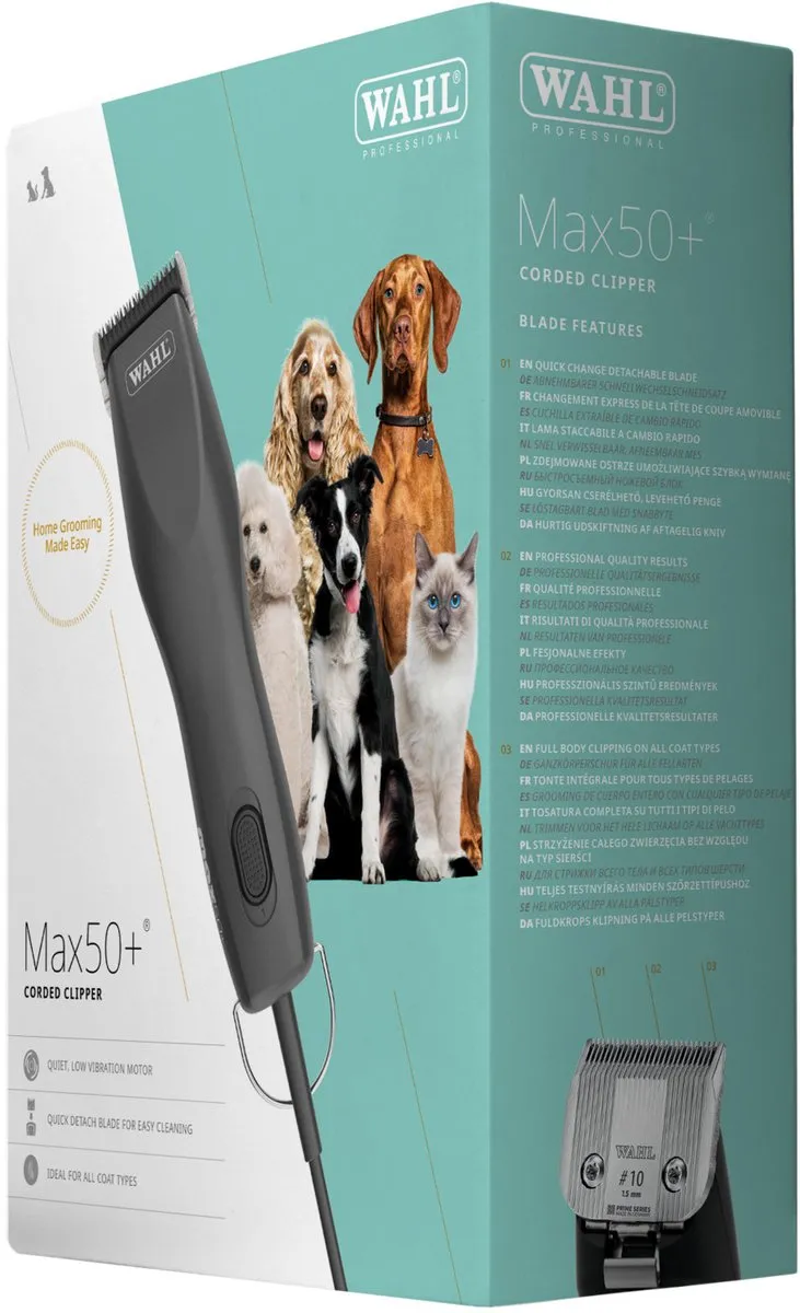Wahl Max50+ Tondeuse - Zwart