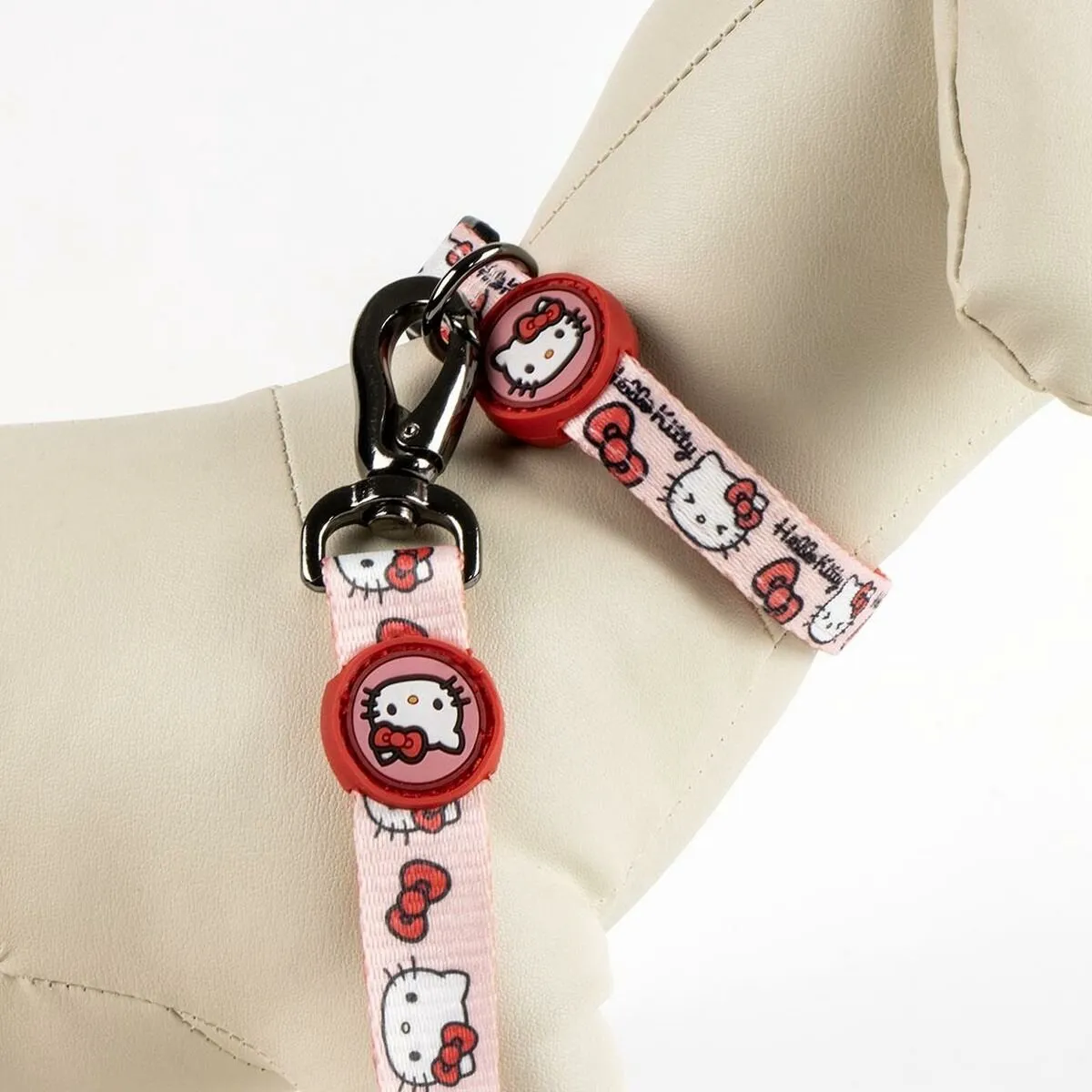 Hello Kitty Hondenriem Rood - Maat M
