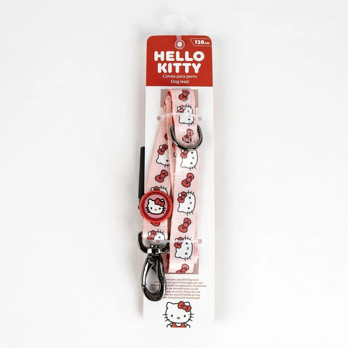 Hello Kitty Hondenriem Rood - Maat M