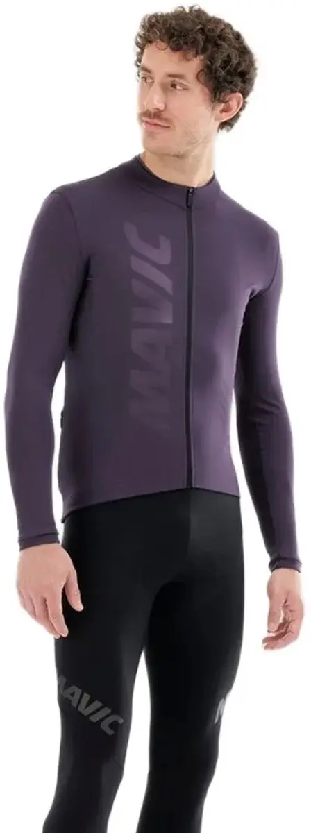 Mavic Aksium Thermo Trui Met Lange Mouwen Paars L Man