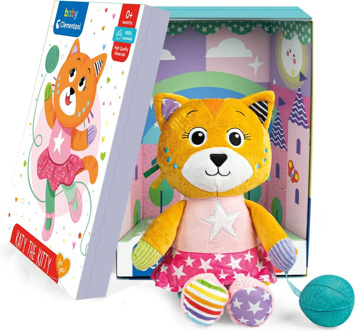 Knuffel met Geluid Clementoni Katy the Kitty (FR)