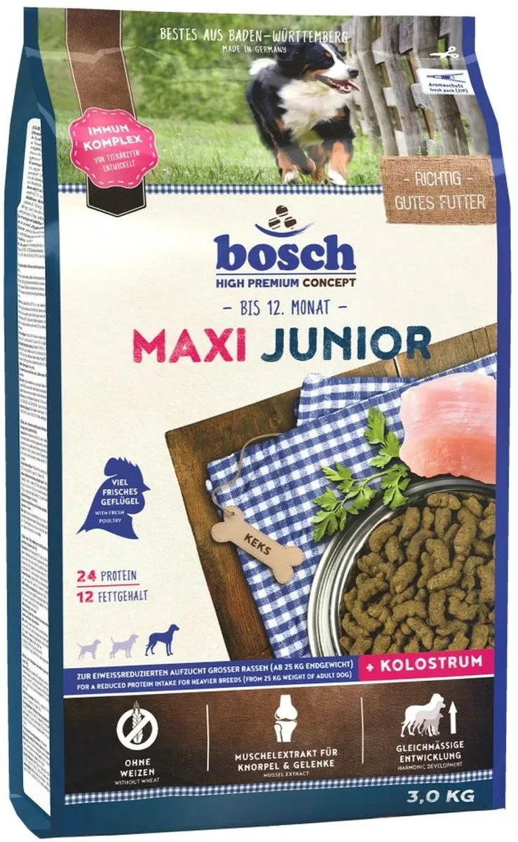 Bosch Maxi Junior Hondenvoer 3kg