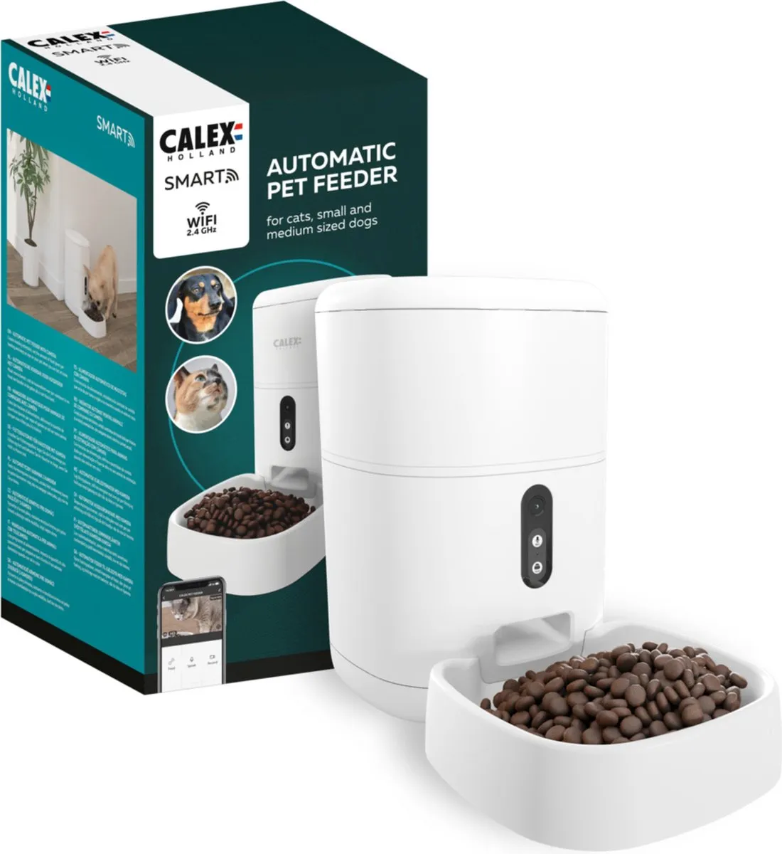Calex Smart Petfeeder met Camera