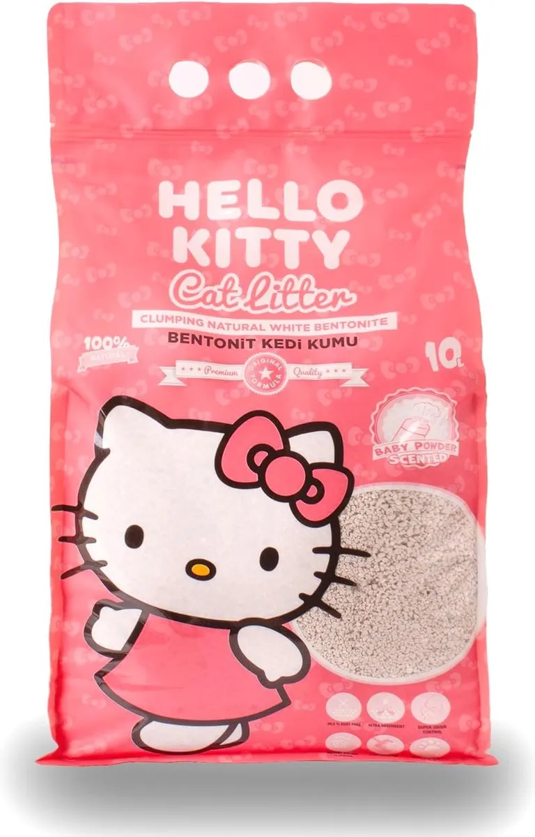 Hello Kitty Kattenbakvulling Babypoeder 10L