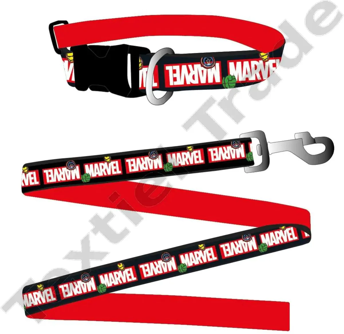 Marvel Avengers Hondenriem - 2-delig M - Multi Colour