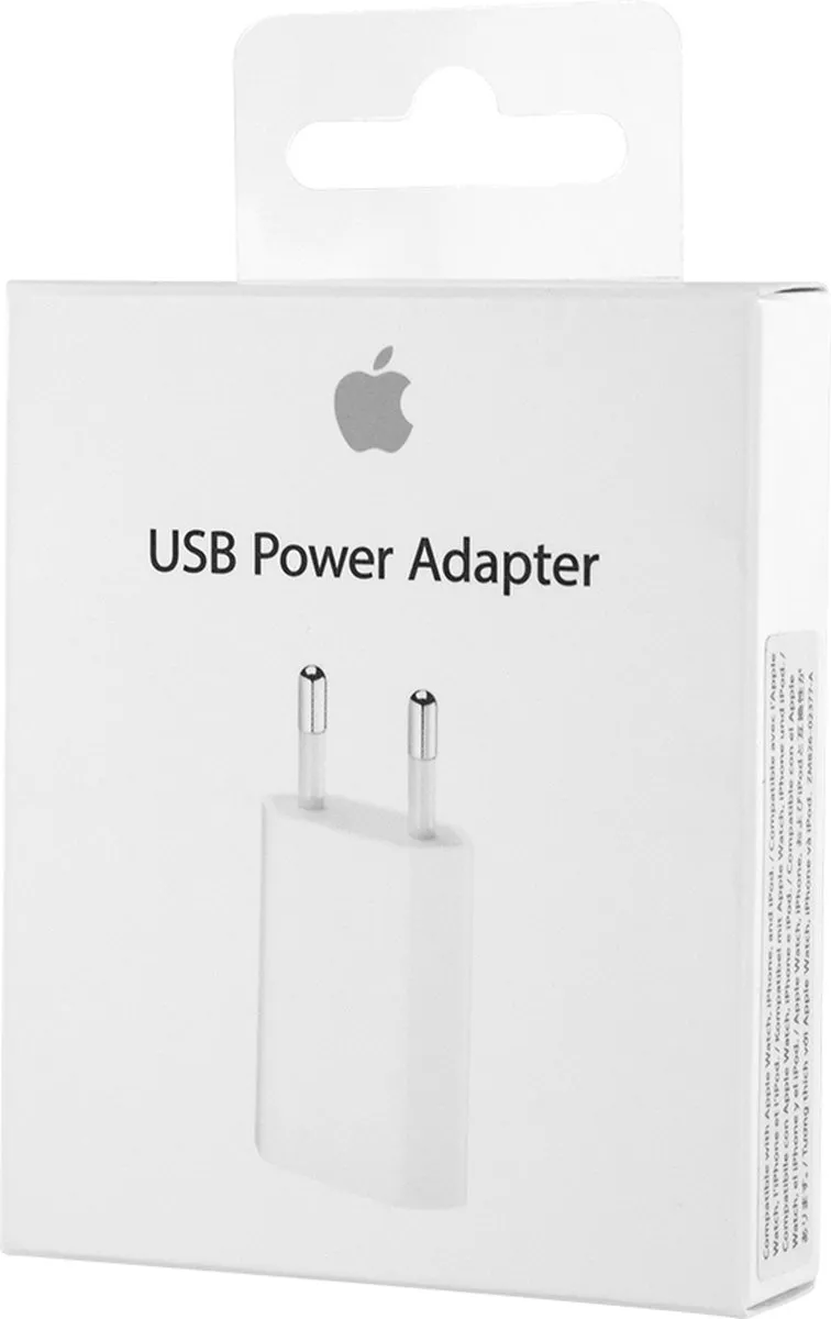 Apple 5W iPhone Oplader - Wit
