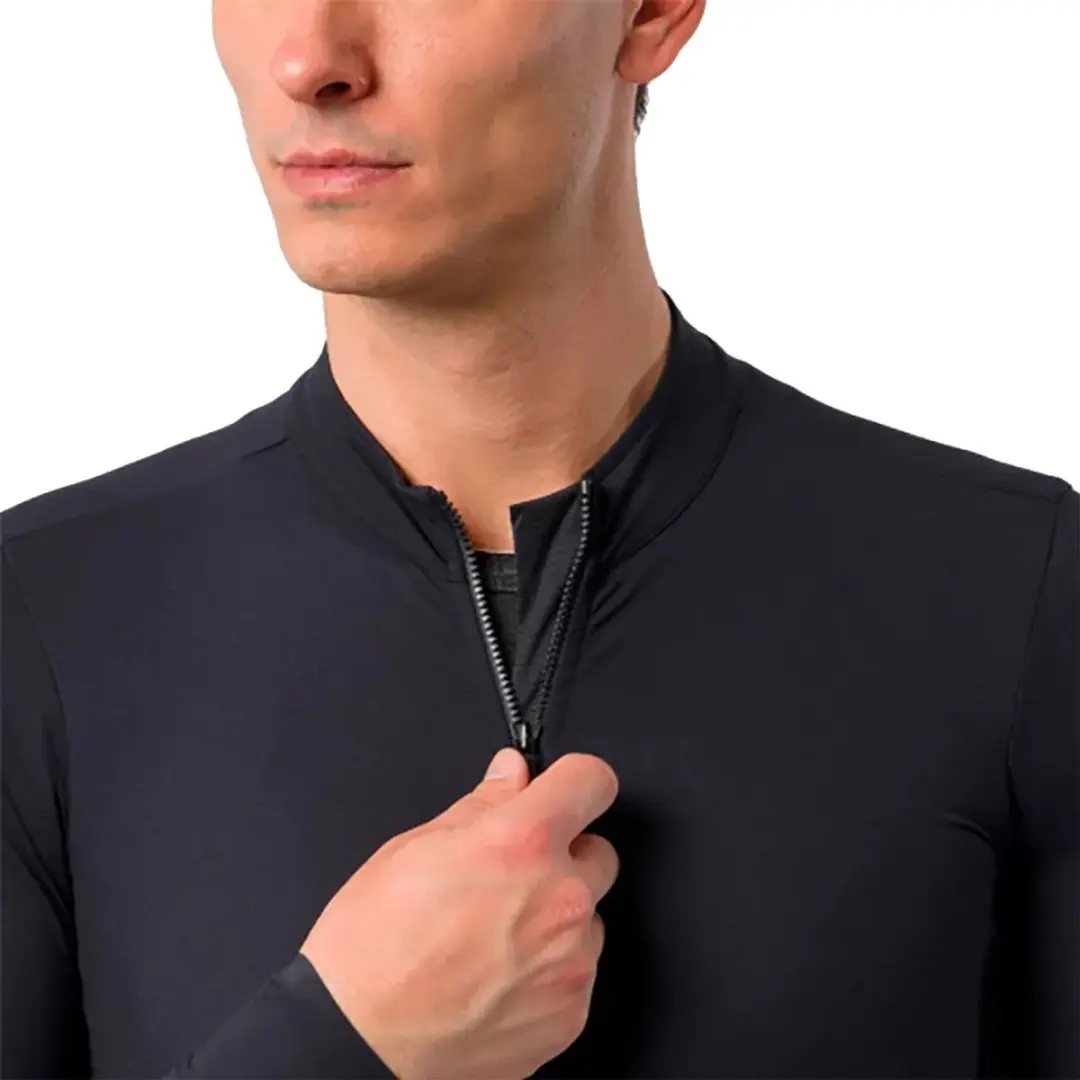Castelli Thermowoven Trui Lange Mouwen - Zwart M - afbeelding 4 van 4
