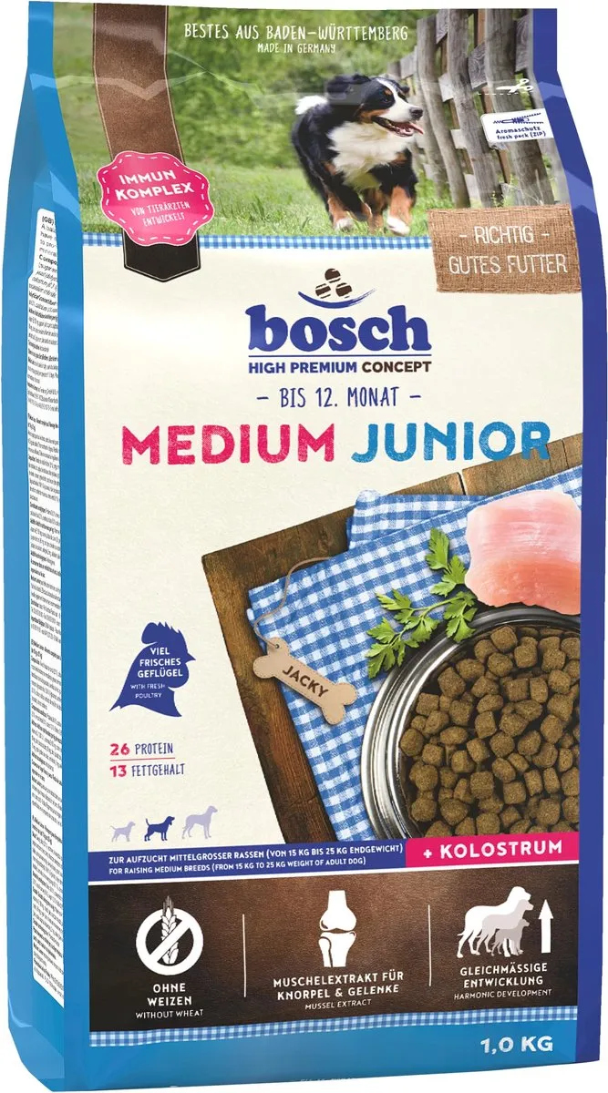 Bosch Medium Junior Hondenvoer 15kg