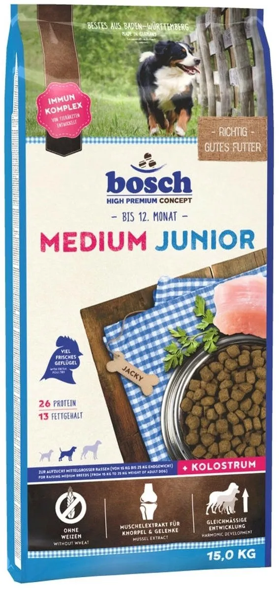 Bosch Medium Junior Hondenvoer 15kg