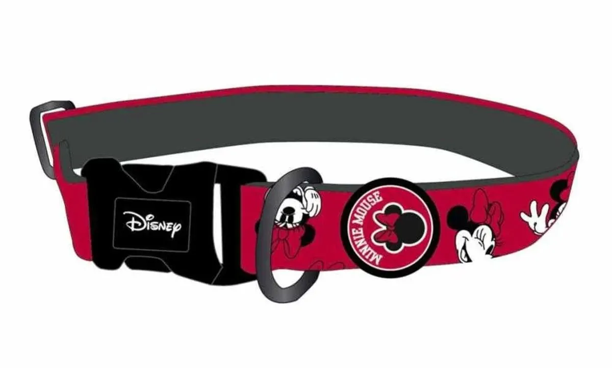 Disney Minnie Mouse Hondenhalsband Rood S