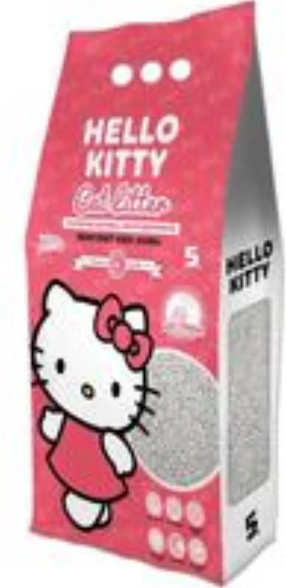 Hello Kitty Kattenbakvulling 6 x 5L Mix Geuren Lavendel & Marseille Zeep