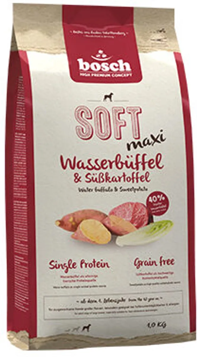 Bosch Soft Maxi Hondenvoer Waterbuffel & Zoete Aardappel 2,5kg