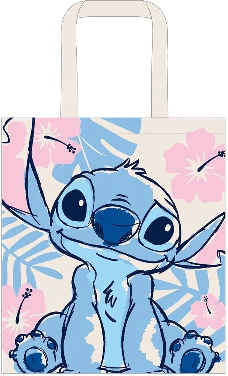 Disney Stitch Boodschappentas - Blauw