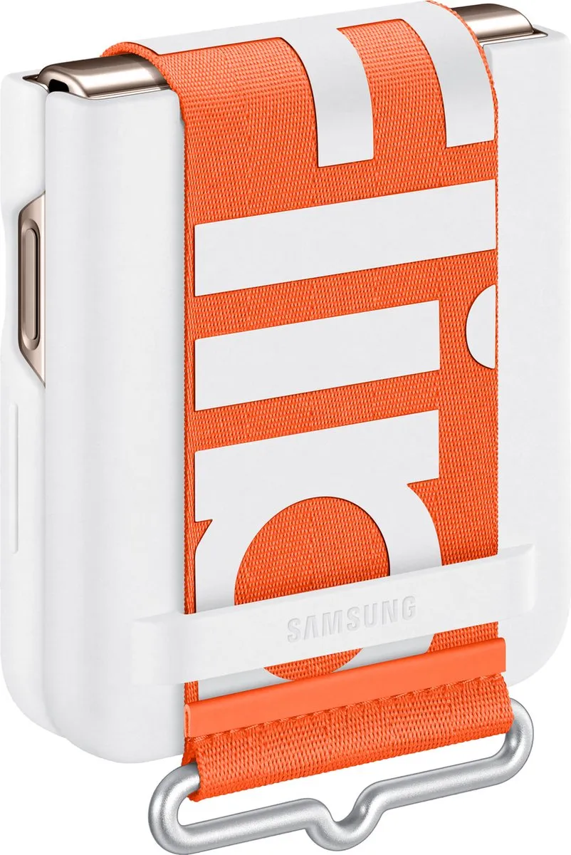 Samsung Siliconen Cover EF-GF721TWEGWW - Galaxy Z Flip4 - Wit - afbeelding 6 van 6