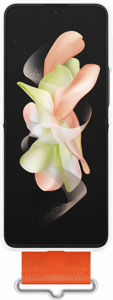 Samsung Siliconen Cover EF-GF721TWEGWW - Galaxy Z Flip4 - Wit