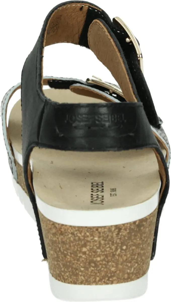 Josef Seibel Quinn 02 Sandalen - Zwart - afbeelding 5 van 6