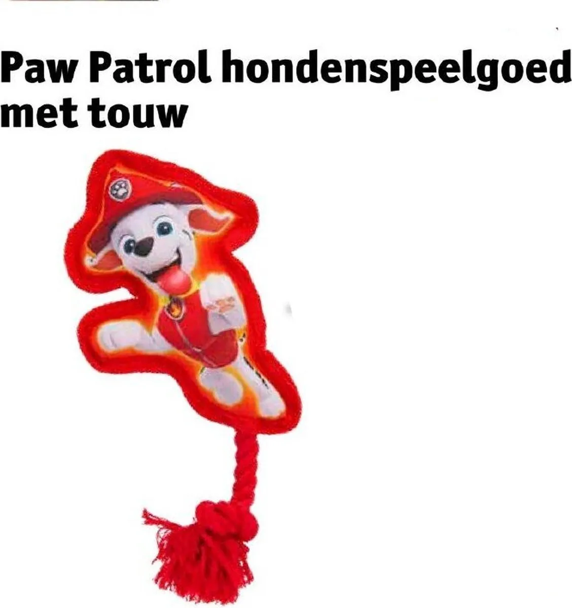Nickelodeon Paw Patrol Hondenspeelgoed Piepkussen Rood
