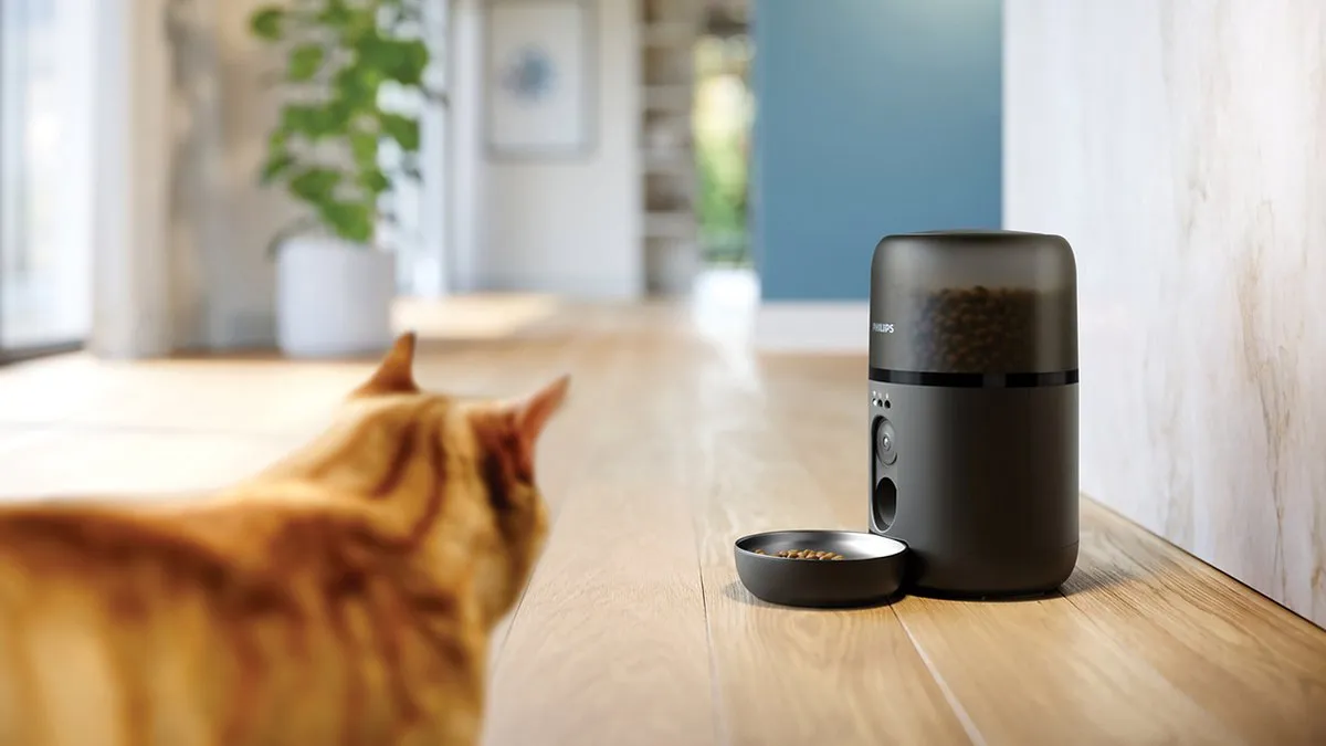 Philips Pet Series PAW5320/02 Voerautomaat met camera - 4,5L - Grijs - afbeelding 6 van 6