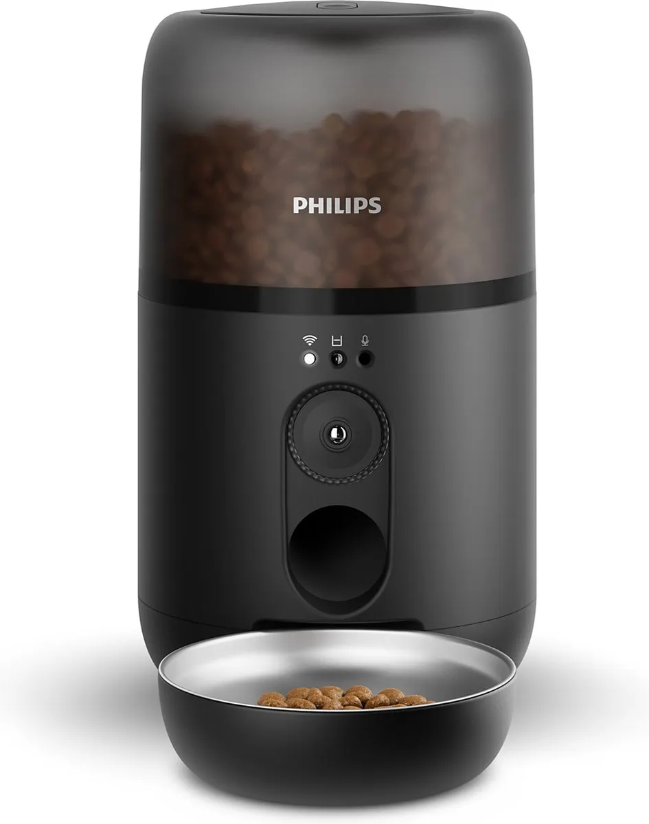 Philips Pet Series PAW5320/02 Voerautomaat met camera - 4,5L - Grijs