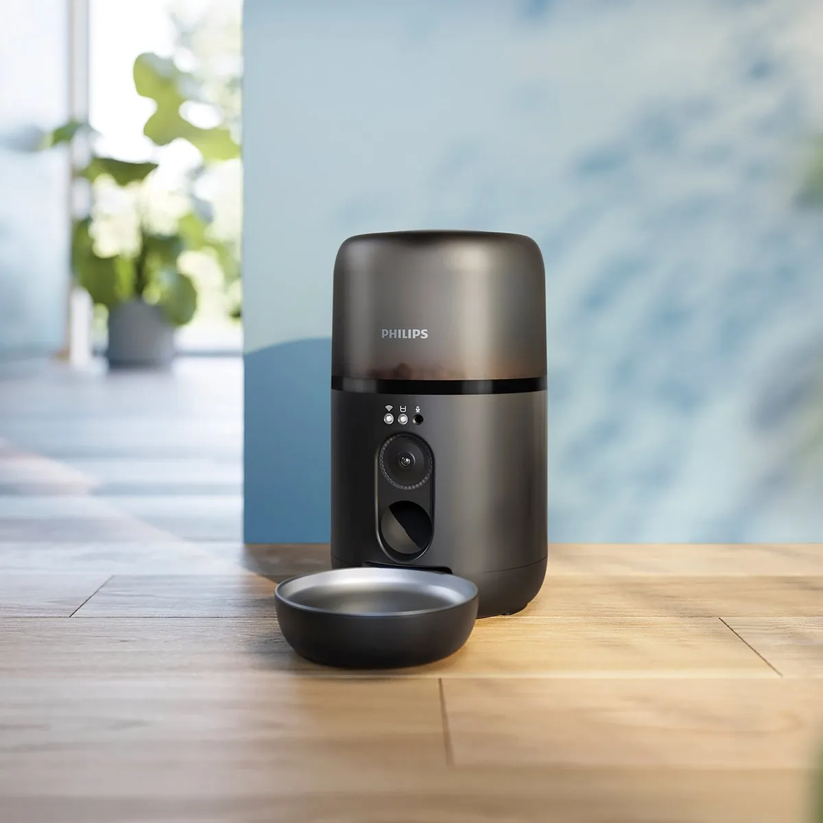 Philips Pet Series PAW5320/02 Voerautomaat met camera - 4,5L - Grijs