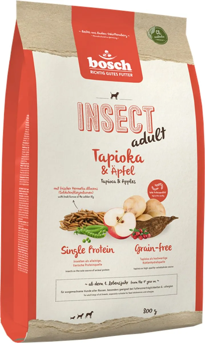 Bosch HPC Insect Adult Tapioca & Appel 800g