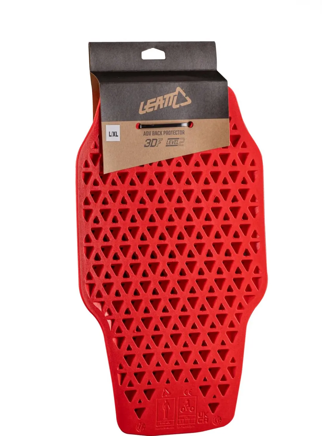 Leatt 3DF Insert 2 Rugbeschermer Level 2 - S - Rood - afbeelding 4 van 5