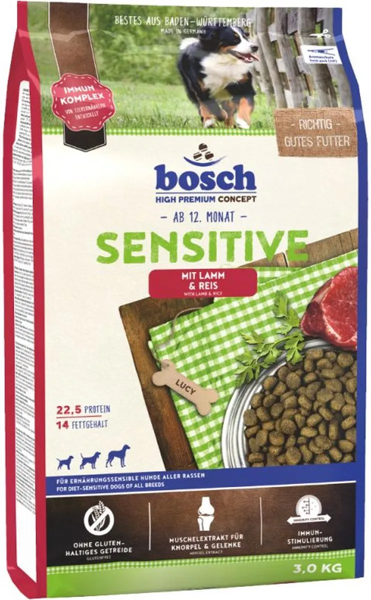 Bosch Senditive Volwassen Lam 15kg