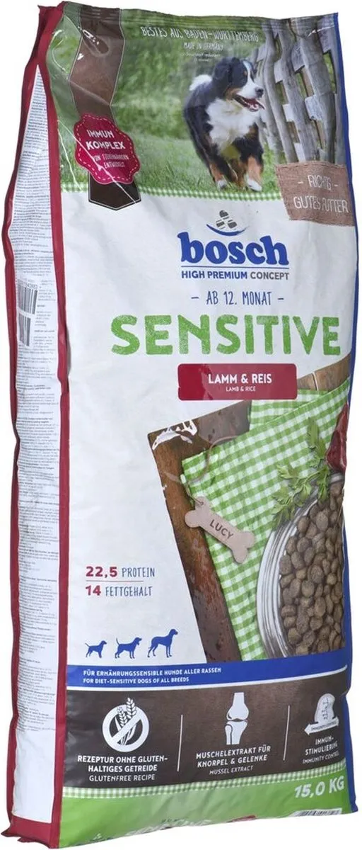 Bosch Senditive Volwassen Lam 15kg