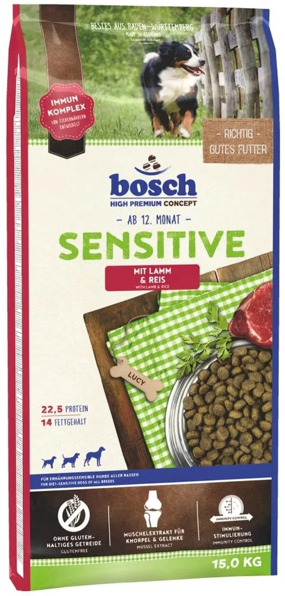 Bosch Senditive Volwassen Lam 15kg