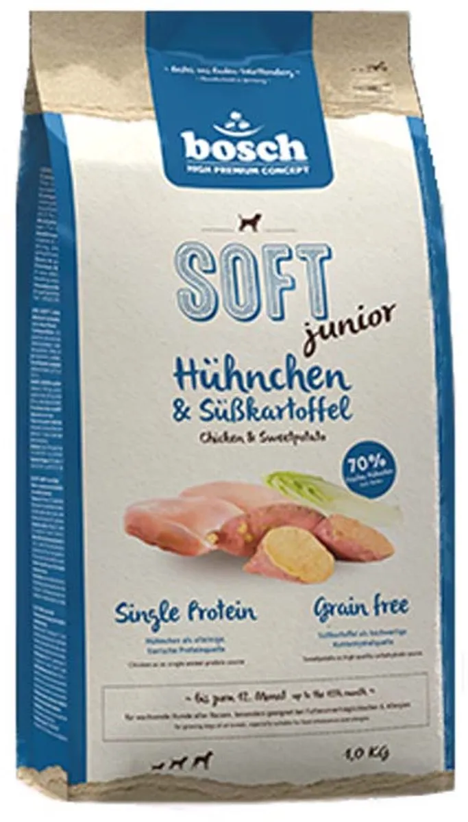 Bosch Soft Junior Hondenvoer Kip & Zoete Aardappel 2,5kg