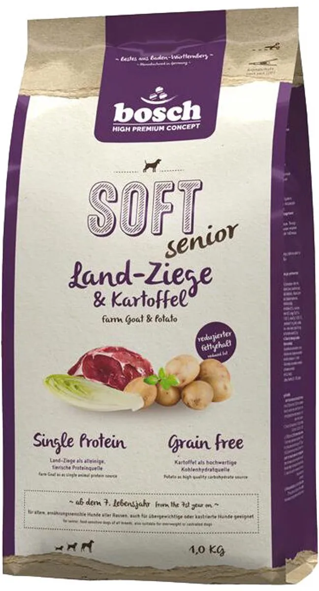 Bosch Soft Senior Hondenvoer Geit & Aardappel 2,5 kg