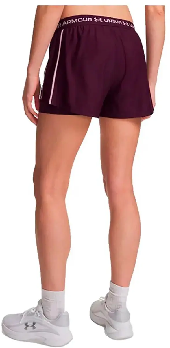 Under Armour Tech Play Up 2in1 Korte Broek - Paars M - afbeelding 2 van 3