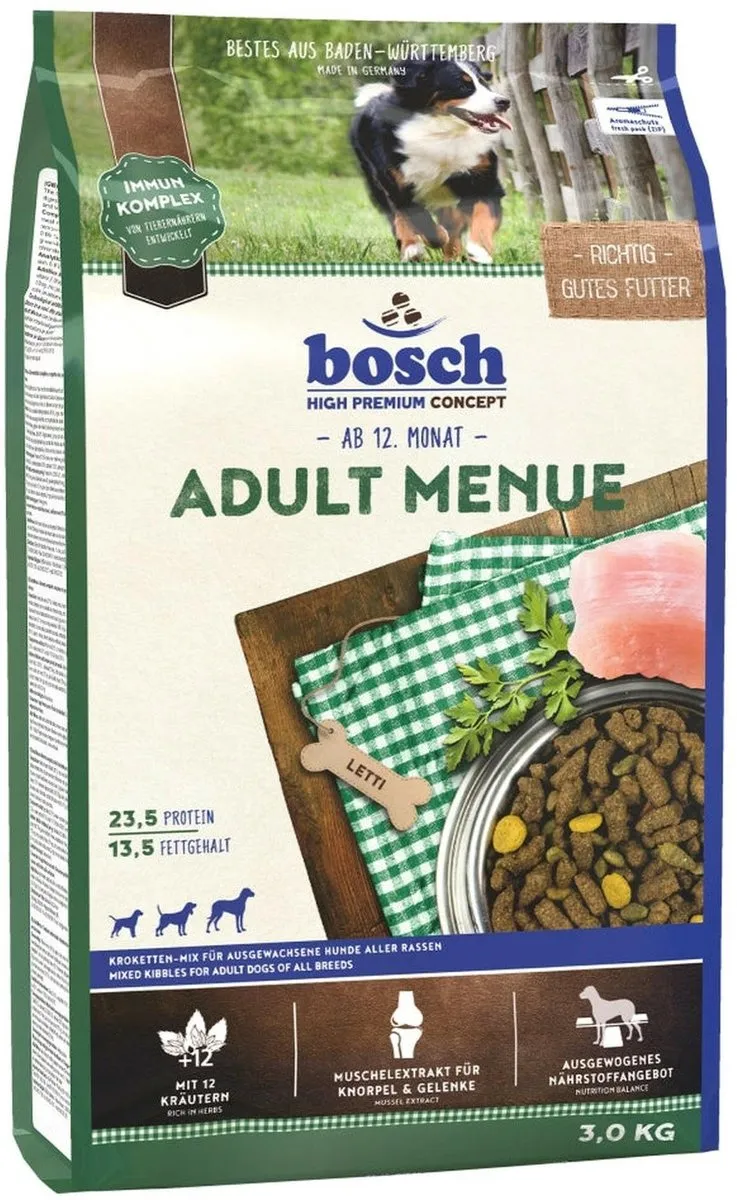 Bosch Adult Menue Hondenvoer 3kg