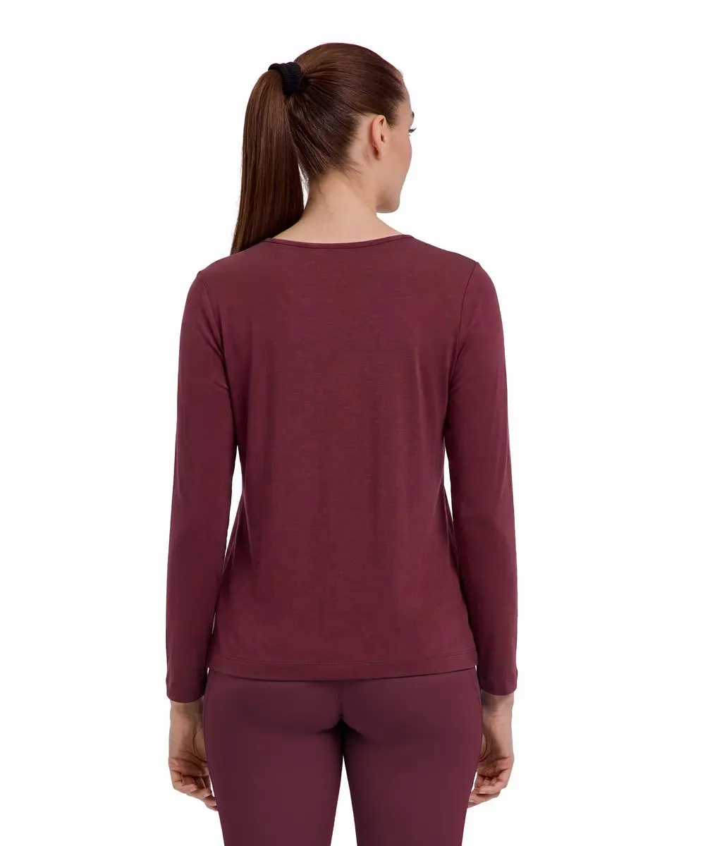 FALKE Training Studio vochtregulerend lyocell functioneel materiaal shirt met la