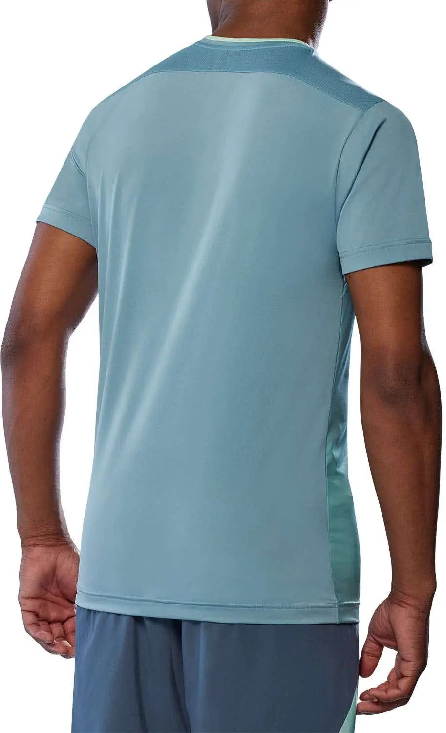 Mizuno Frontier Shadow Graphic T-shirt Met Korte Mouwen Blauw M Man