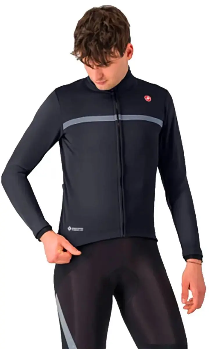Castelli Estremo 2 Gore-tex Windstopper® Jas Zwart L Man