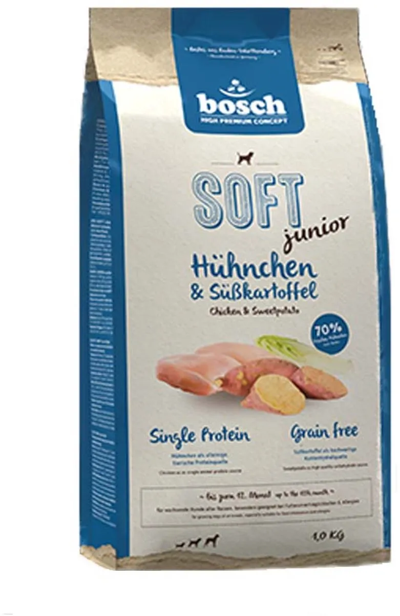 Bosch Soft Junior Hondenvoer Kip & Zoete Aardappel 12,5kg