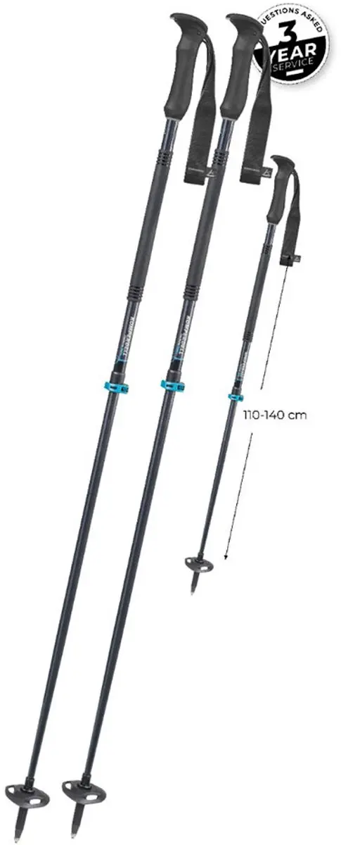 Komperdell Free Touring Thermo Adventure Stokken Zilver 110-140 cm