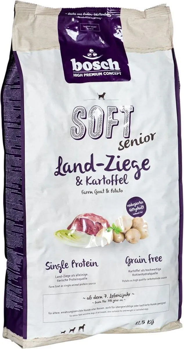 Bosch Soft Senior Aardappelen Geit 12,5 kg - afbeelding 6 van 6