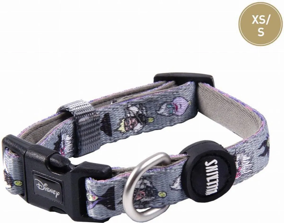 Disney Villains Hondenhalsband XS - Grijs